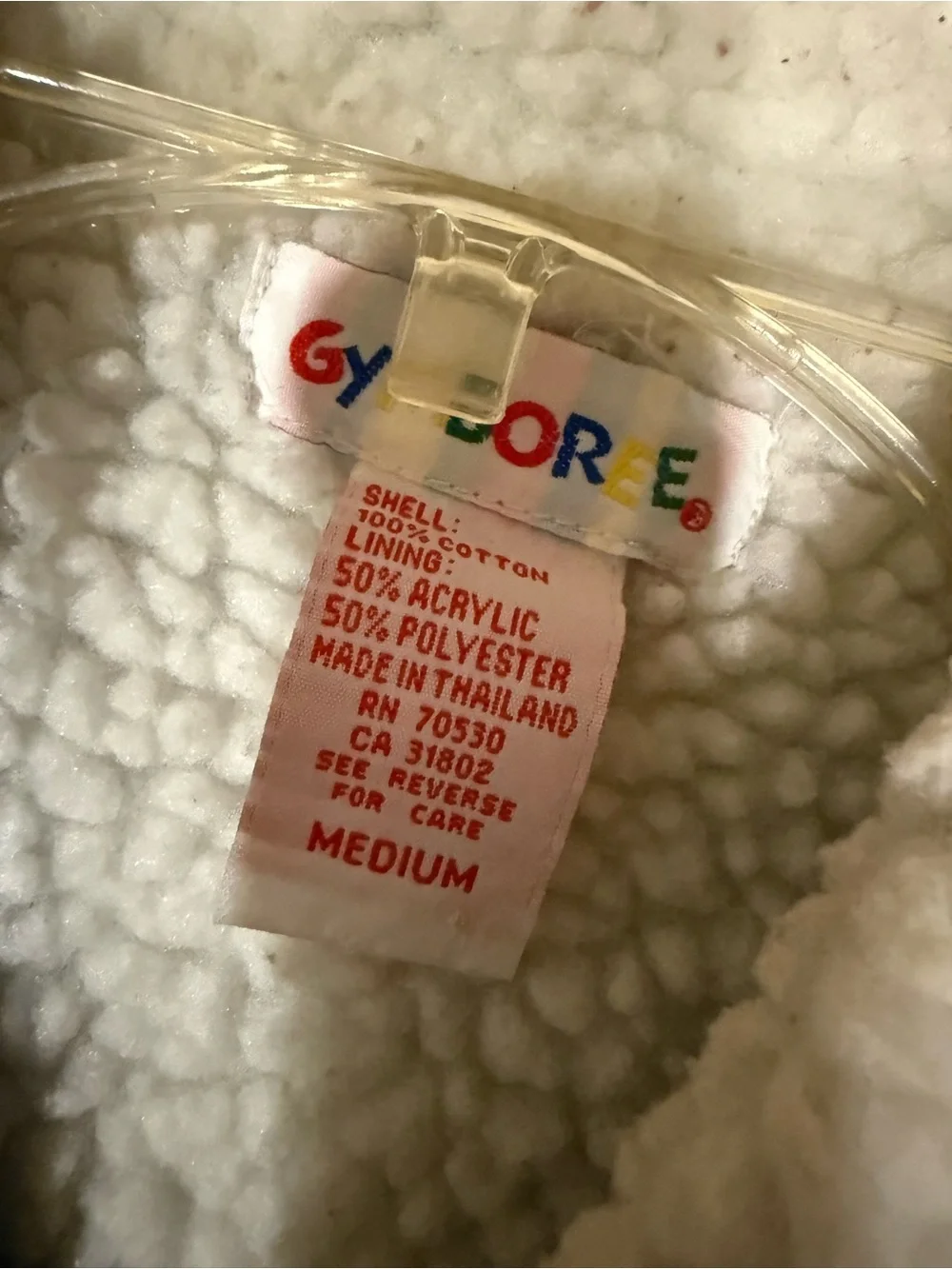 Gymboree Dark Blue Denim Sherpa-Lined Vest